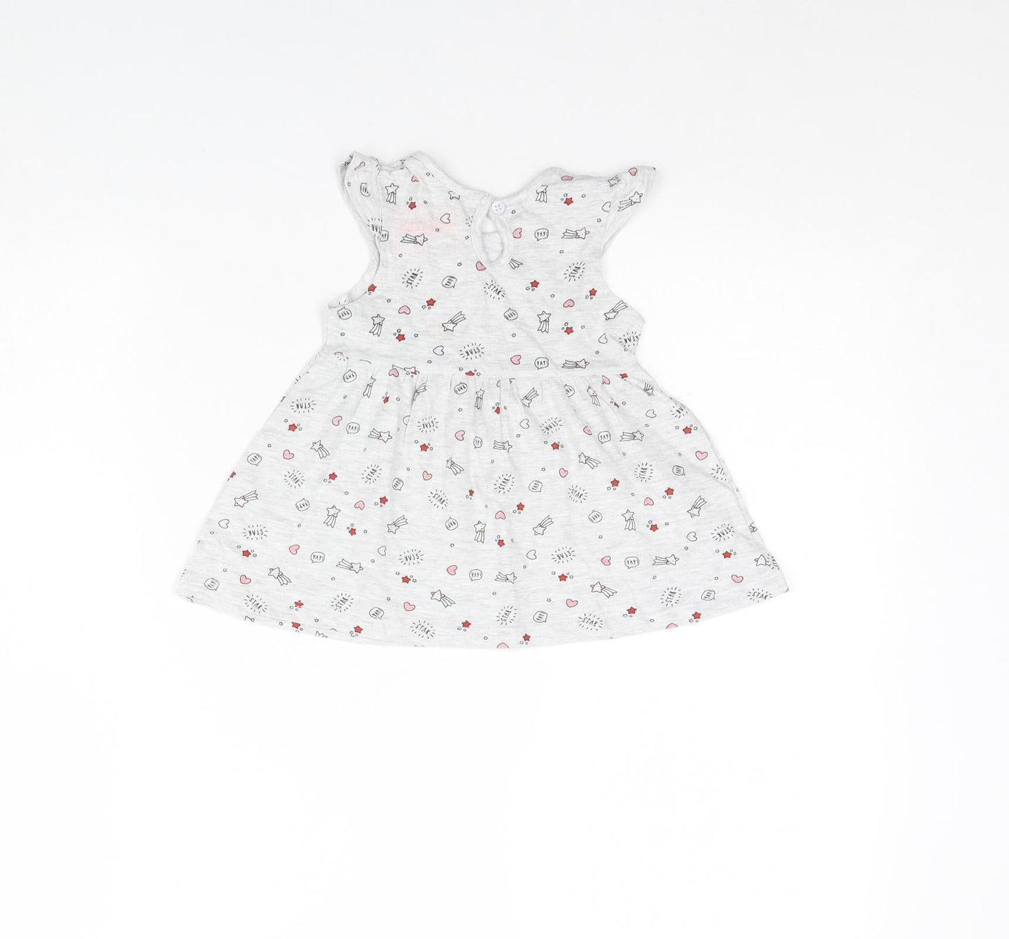 Primark Girls Grey Spotted  Fit & Flare  Size 3-6 Months