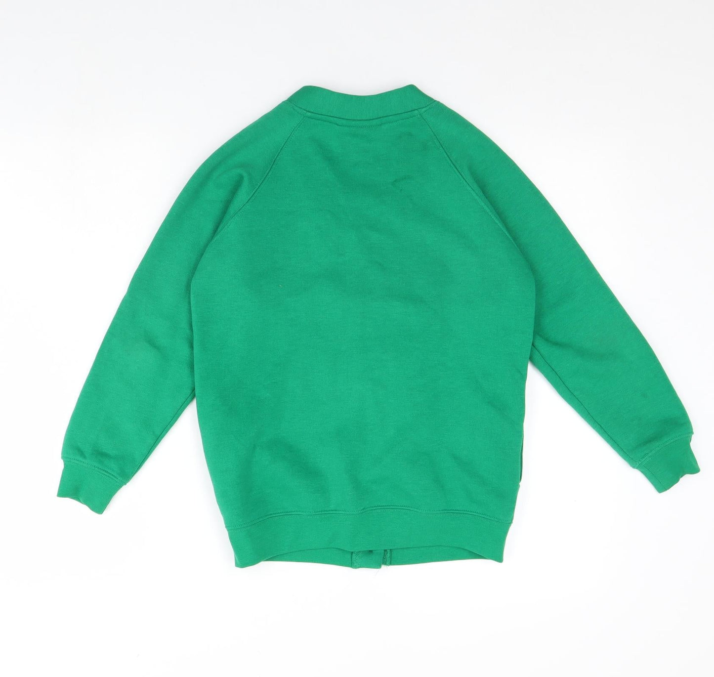 Woodbank Girls Green   Cardigan Jumper Size 9 Years
