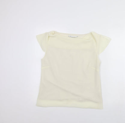 BHS Womens Ivory   Basic Blouse Size 14