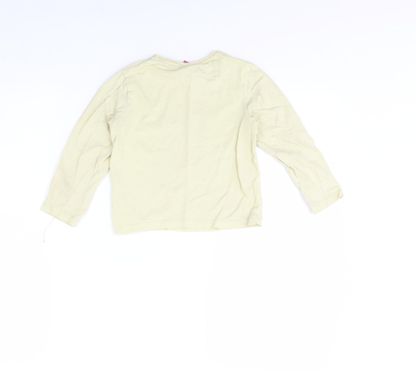 Disney Girls Yellow   Basic T-Shirt Size 3 Years  - Belle (Beauty & the Beast)