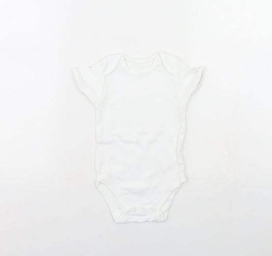 George Baby White   Babygrow One-Piece Size 12 Months