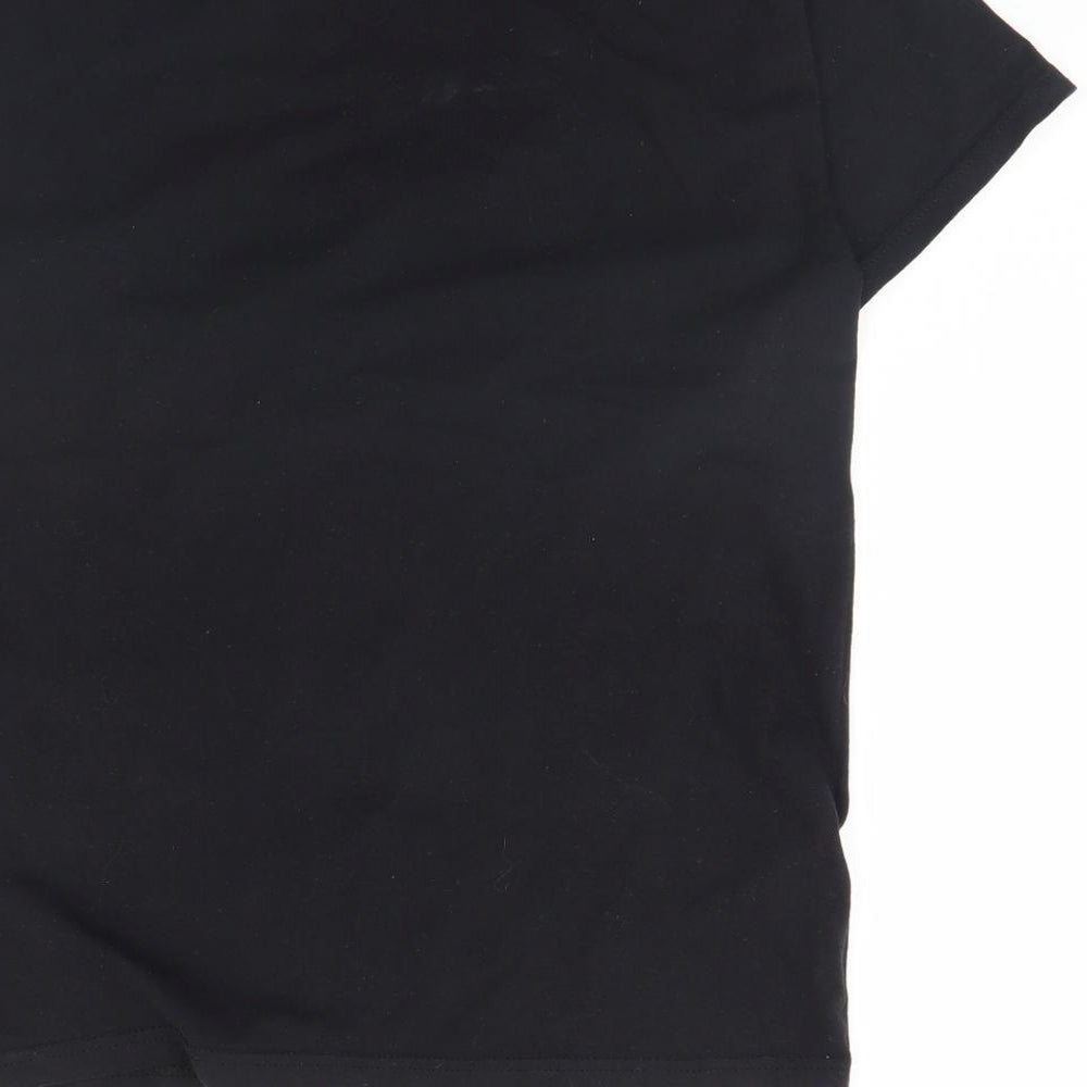 Fruit of the Loom Womens Black   Basic T-Shirt Size S  - Chaos since 1997