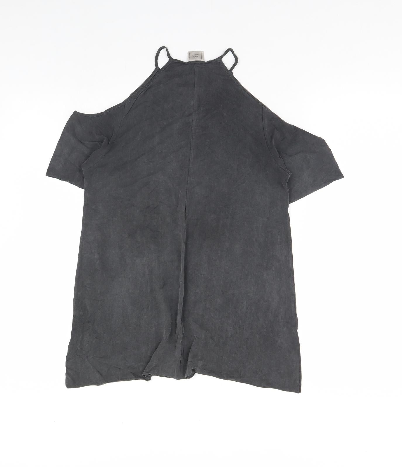 Zara Womens Grey   Basic Blouse Size S