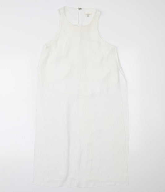 River Island Womens White   Basic Tank Size 6