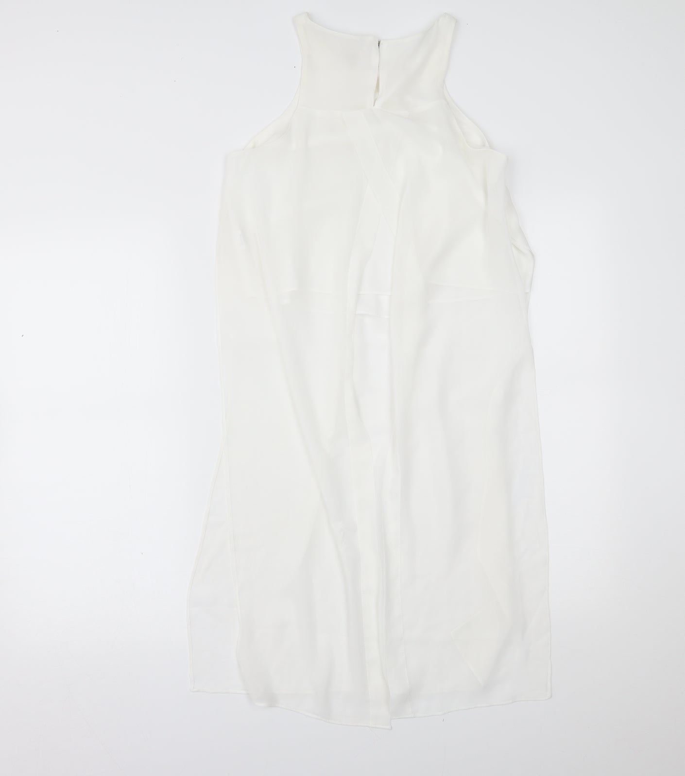 River Island Womens White   Basic Tank Size 6