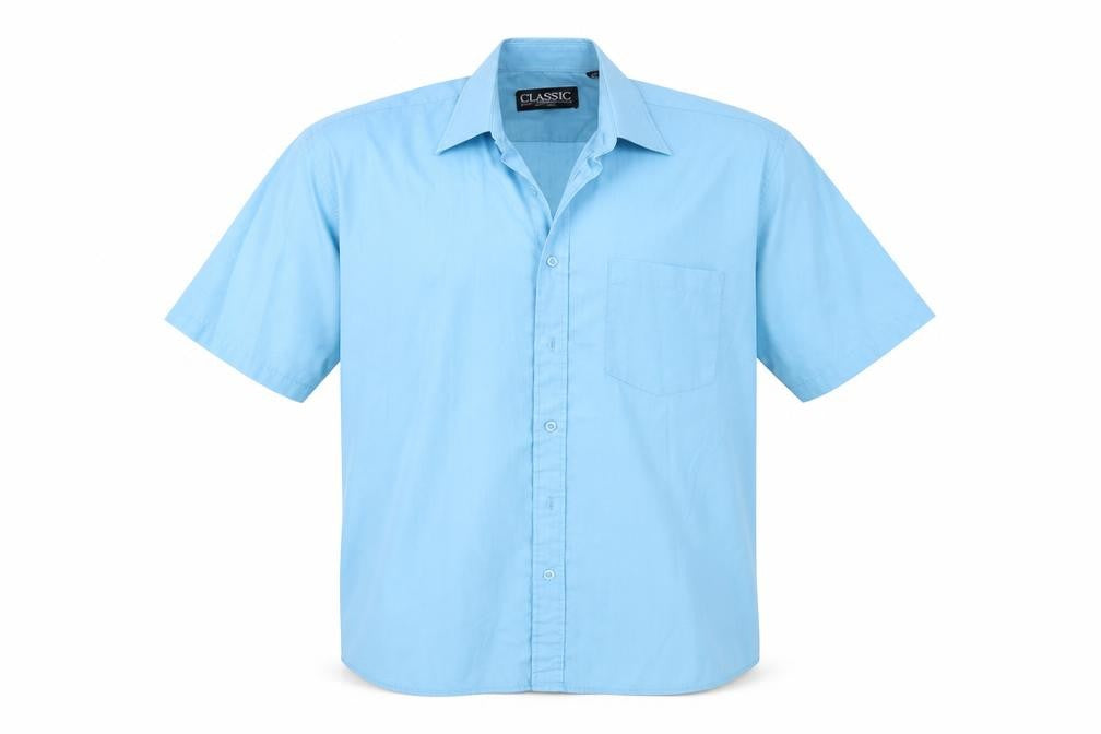 Classics Mens Blue    Button-Up Size 16.5