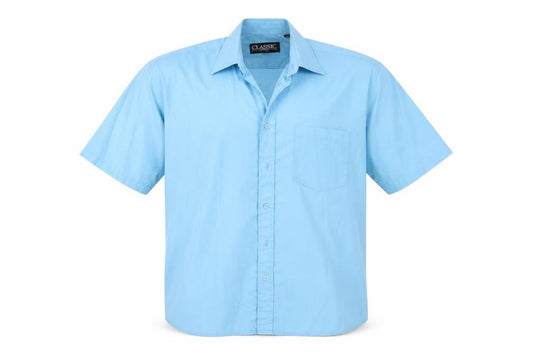 Classics Mens Blue    Button-Up Size 16.5
