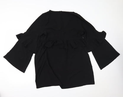 Boohoo Womens Black   Fit & Flare  Size 10