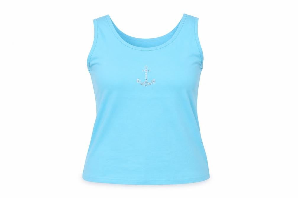 Mundo Mix Womens Blue   Basic Tank Size L