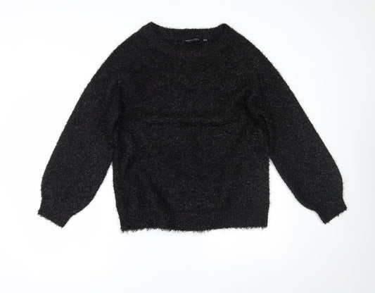 Dorothy Perkins Womens Black   Pullover Jumper Size M