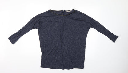 Additional front view of Atmosphere women’s grey basic blouse, size UK 6