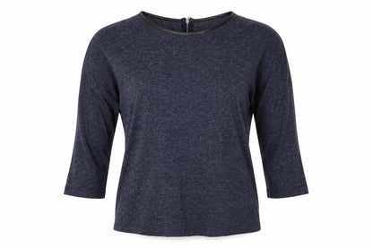 Front view of Atmosphere women’s grey basic blouse, size UK 6