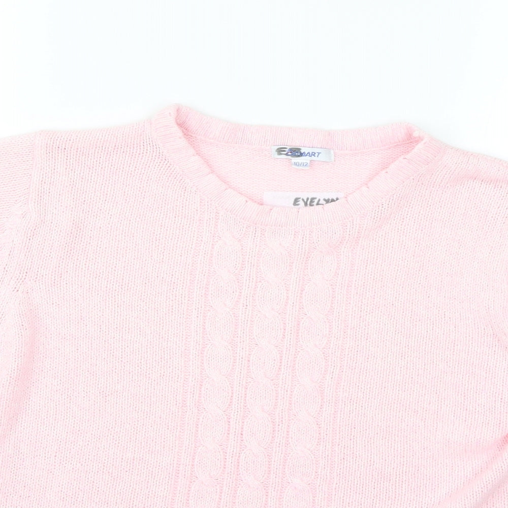 Damart Girls Pink   Pullover Jumper Size 10-11 Years