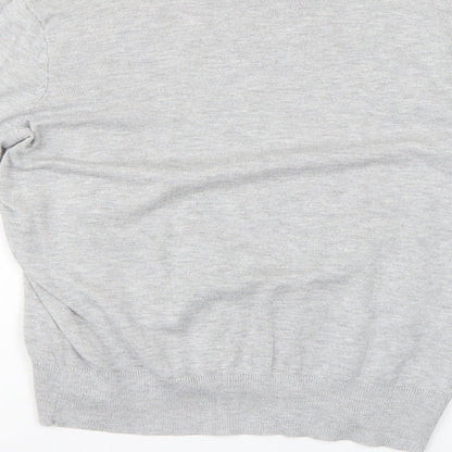 Preloved H&M Womens Grey   Basic Blouse Size S - Label