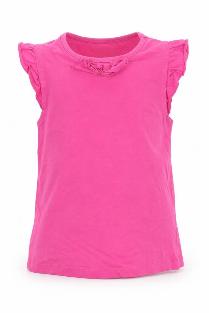 Sunshine girl Girls Pink   Basic Tank Size 6-7 Years