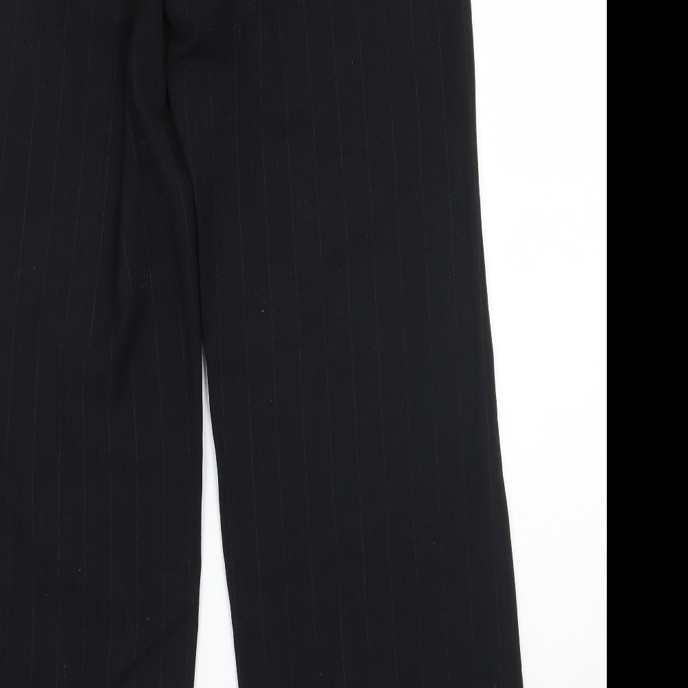 M&Co Womens Black   Trousers  Size 10 L28 in