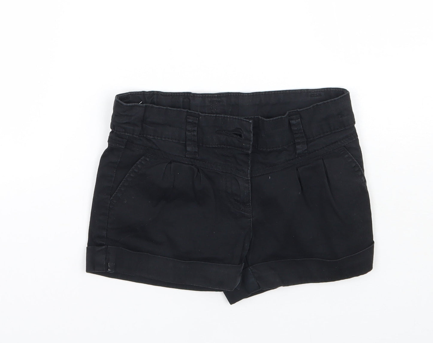 NEXT Girls Black   Cargo Shorts Size 7 Years