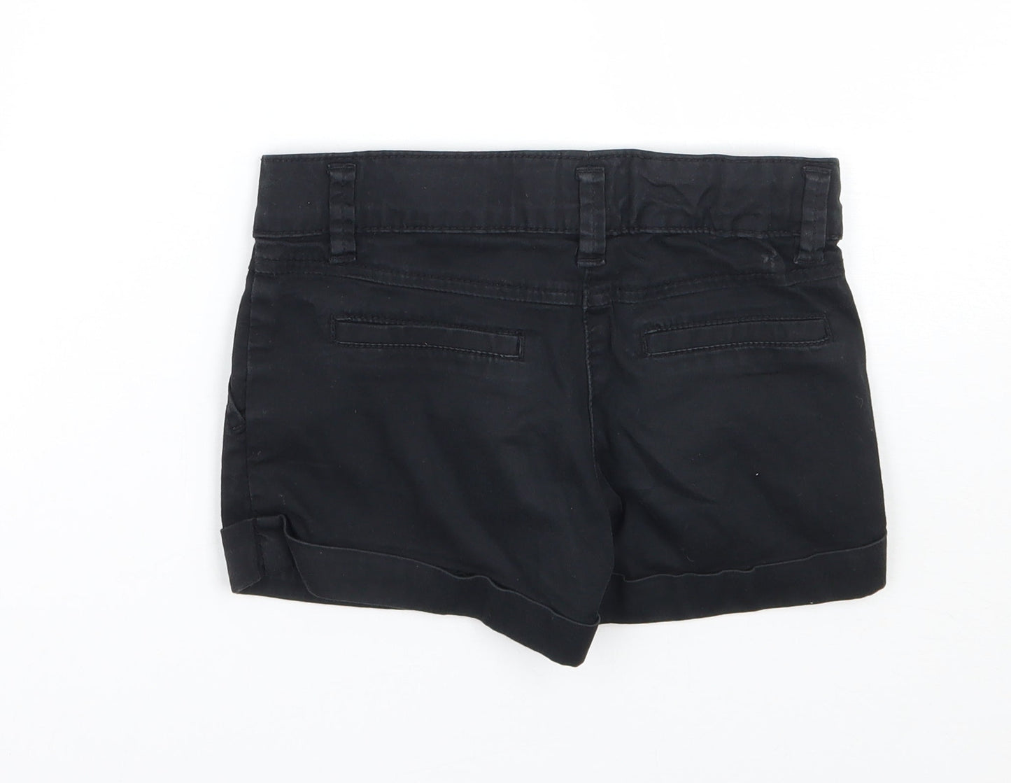 NEXT Girls Black   Cargo Shorts Size 7 Years