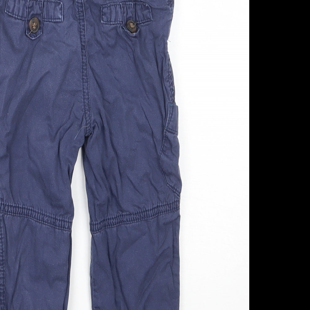 M&Co Boys Blue   Cargo Trousers Size 18 Months