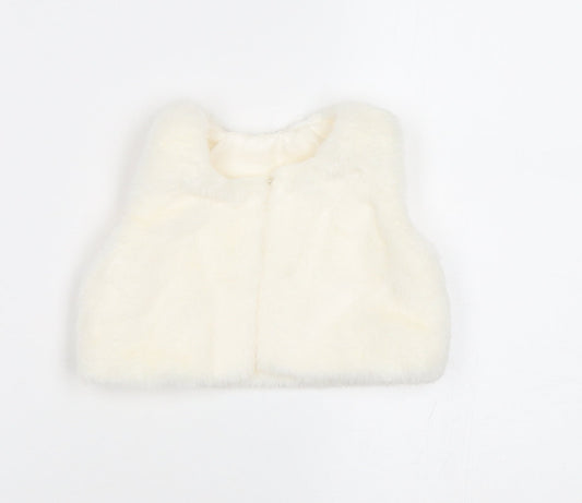 Matalan Baby Ivory   Gilet Waistcoat Size 12-18 Months