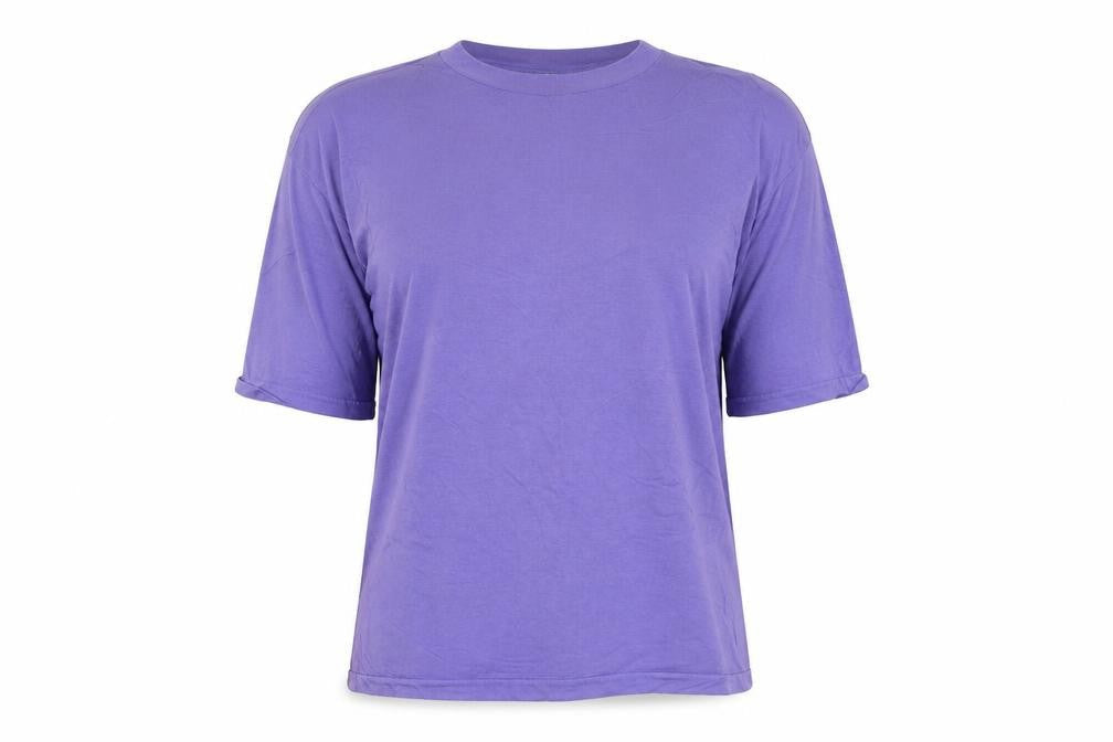 Cis Co. Ltd Womens Purple   Basic T-Shirt Size L