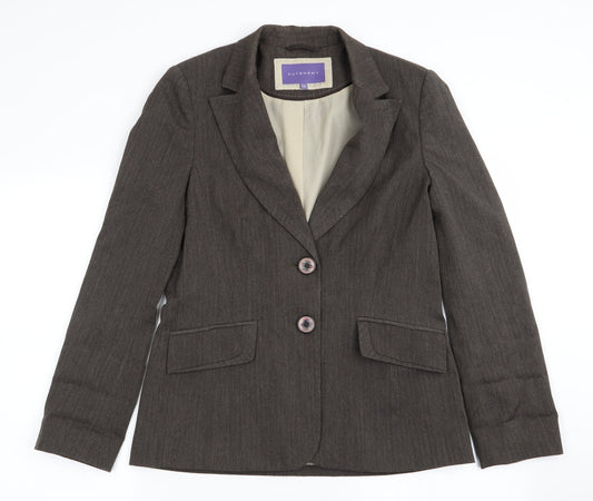 Autonomy Womens Brown   Jacket Suit Jacket Size 12