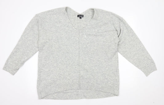 Topshop Womens Grey   Pullover Jumper Size 14