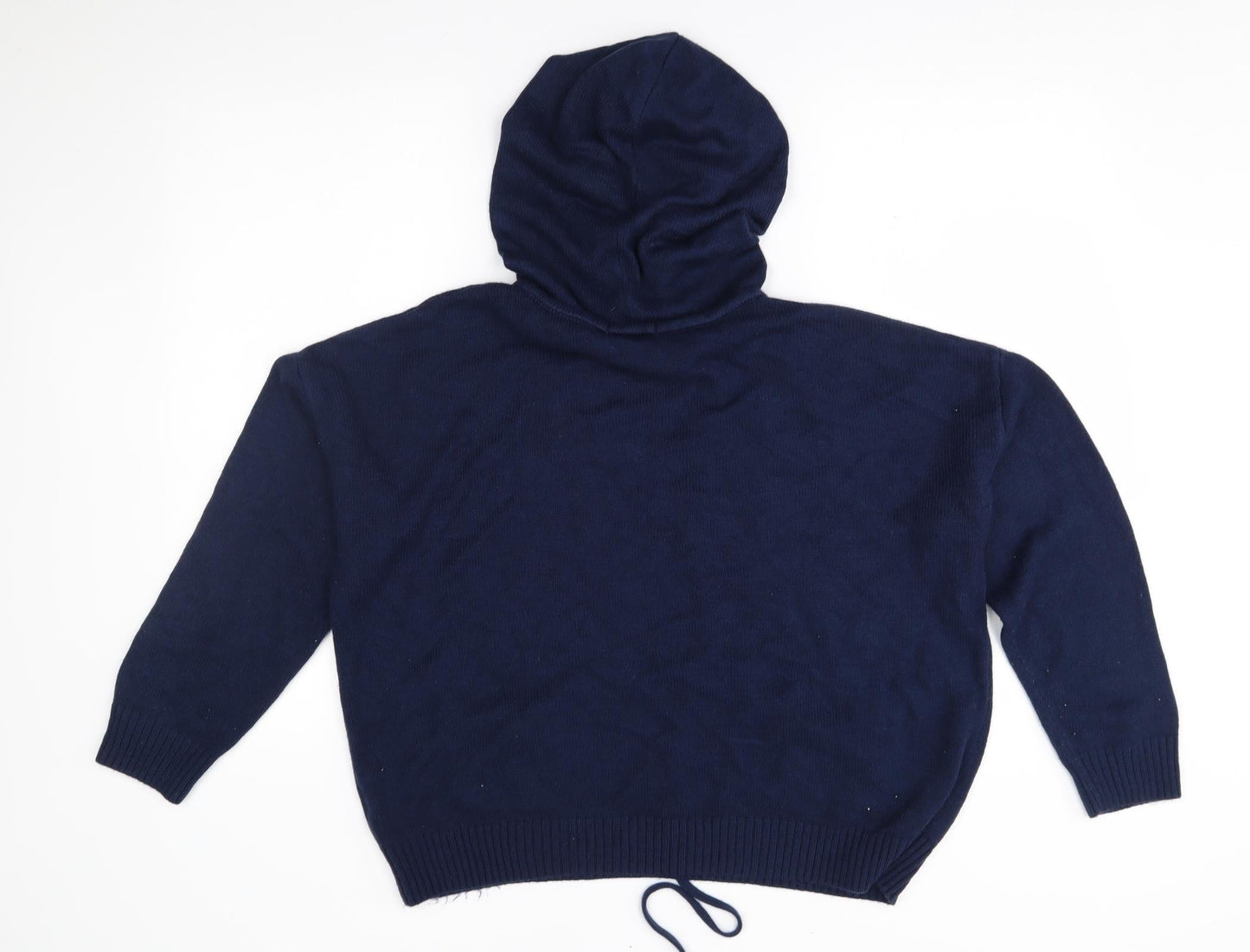 TU Womens Blue   Pullover Hoodie Size L