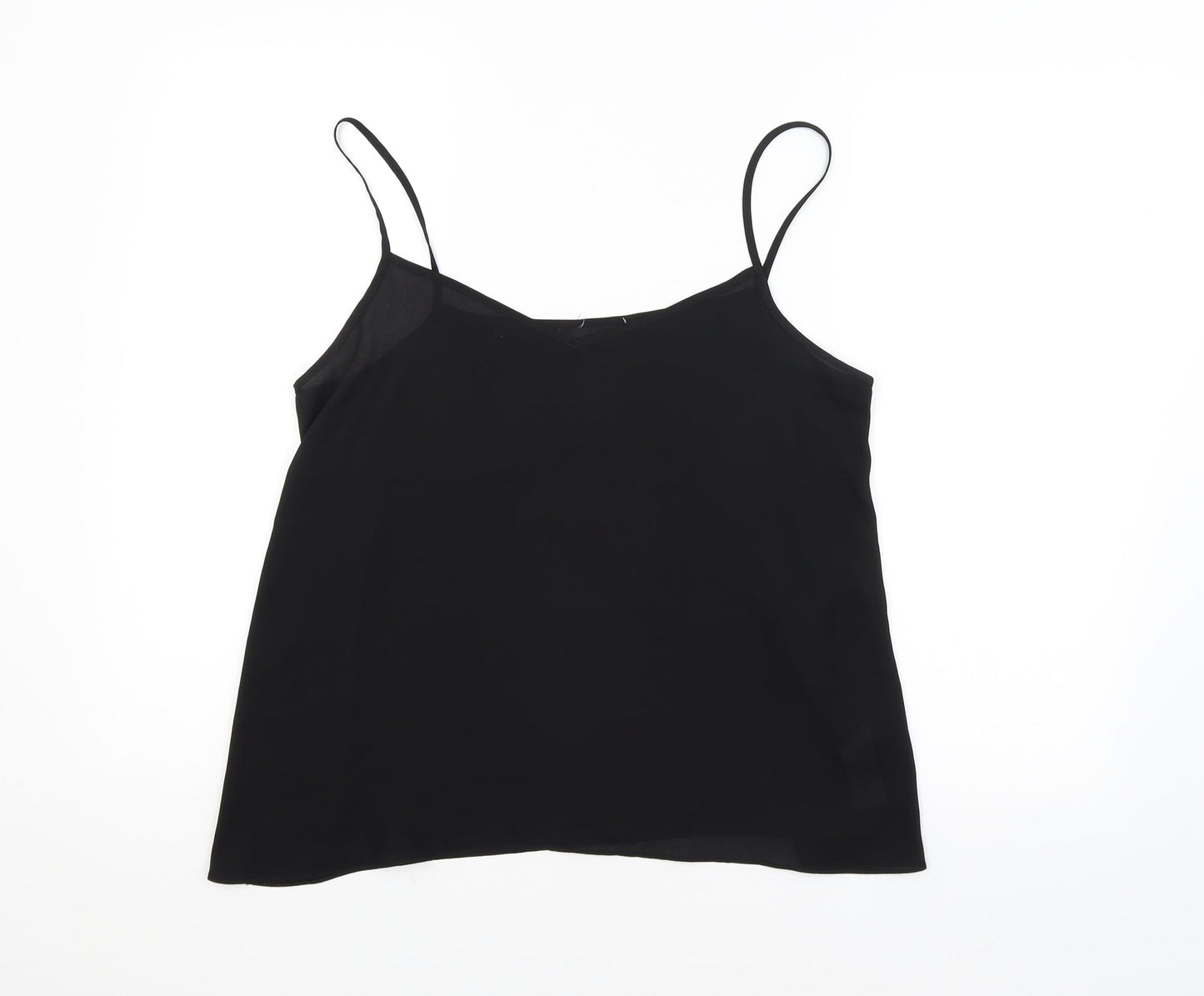 Preworn Womens Black   Basic T-Shirt Size 14