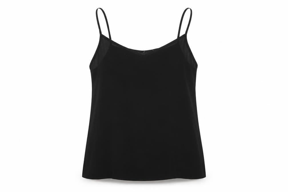Preworn Womens Black   Basic T-Shirt Size 14