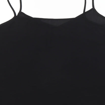 Preworn Womens Black   Basic T-Shirt Size 14