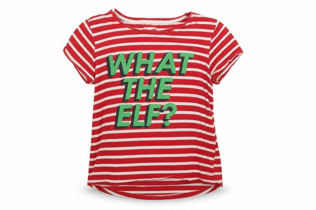 Escape Reality Womens Multicoloured Striped  Basic T-Shirt Size 12
