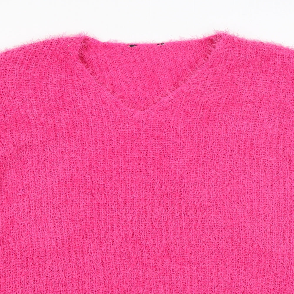 Pep&Co. Womens Pink   Pullover Jumper Size 16
