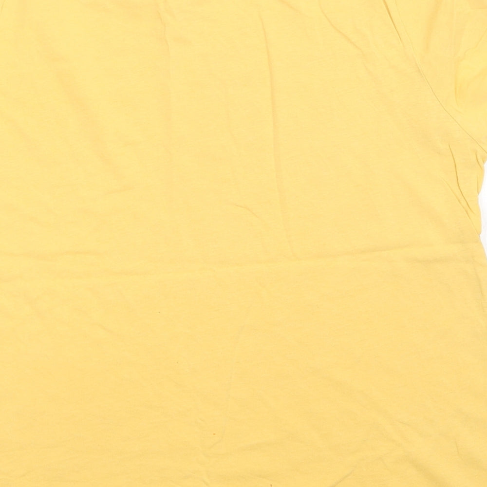 Primark Womens Yellow   Basic T-Shirt Size 12