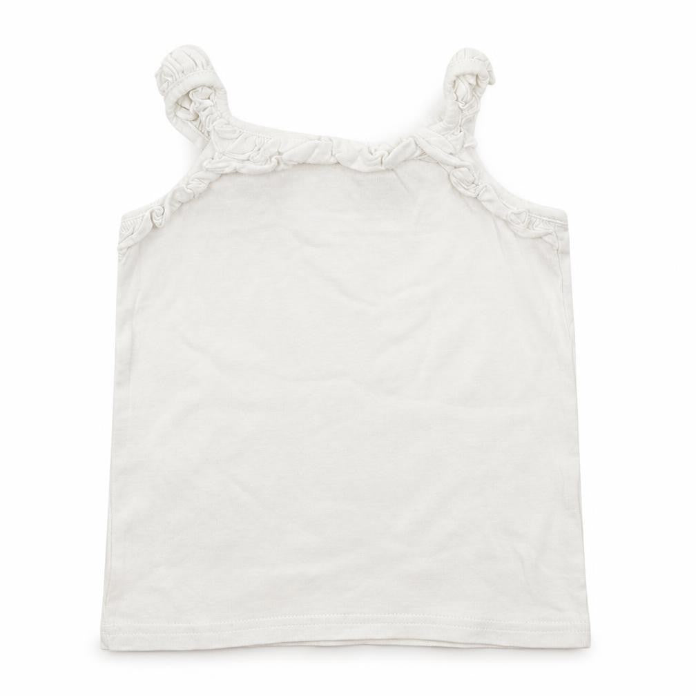 Matalan Girls White   Basic Tank Size 2-3 Years