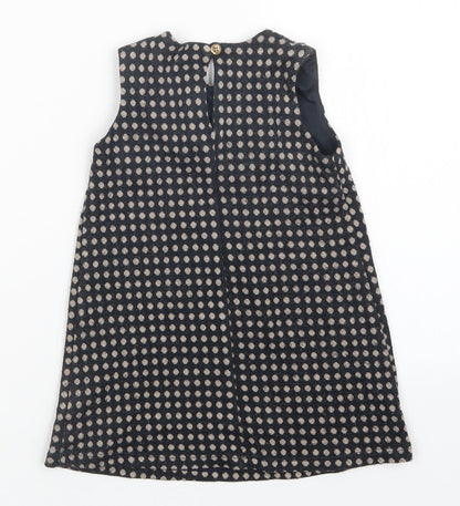 Preloved George Girls Multicoloured Plaid  A-Line  Size 2-3 Years - Back