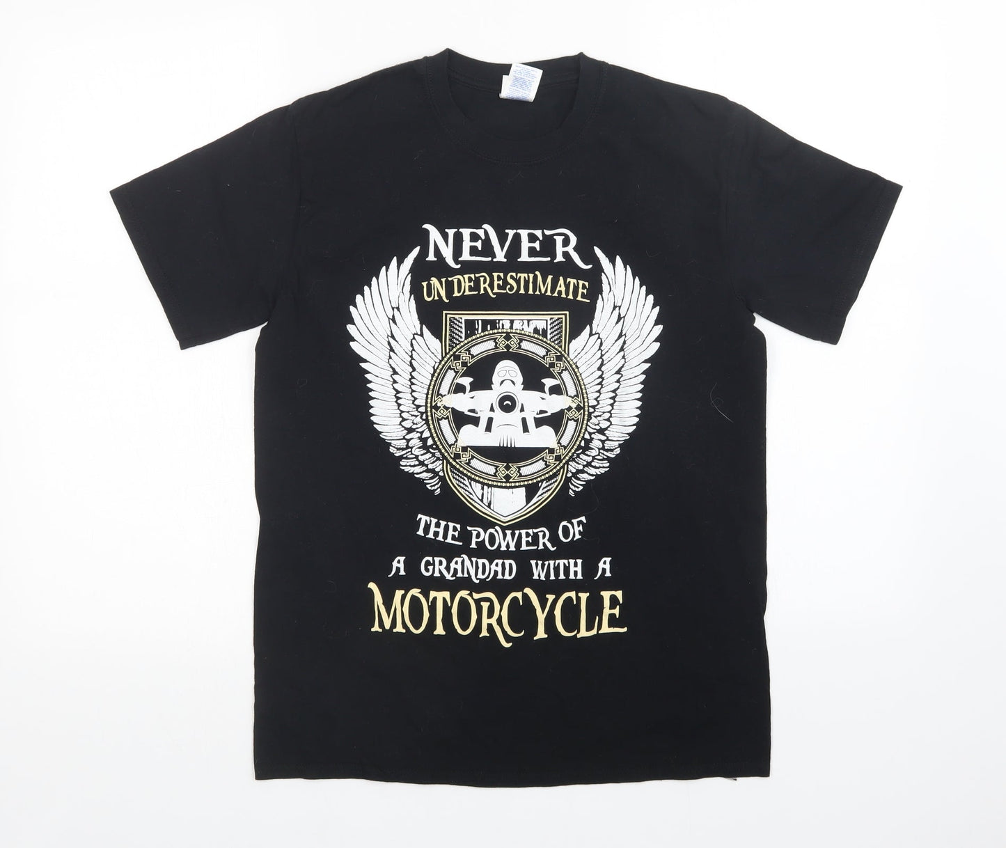 Gildan Mens Black    T-Shirt Size M