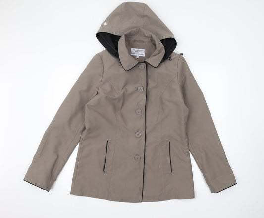 debinhams Womens Green   Parka Coat Size 12