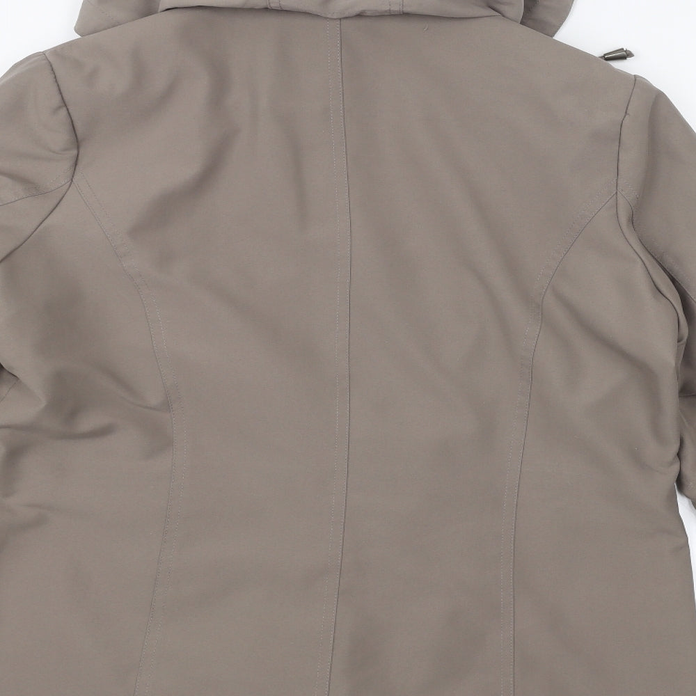 debinhams Womens Green   Parka Coat Size 12