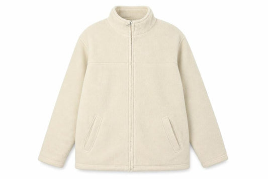 EWM Womens White   Full Zip Jumper Size S