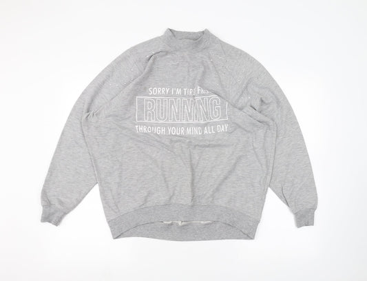 Select Womens Grey   Pullover Jumper Size 12