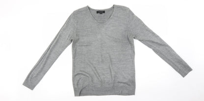 Additional front view of Atmosphere women’s grey pullover sweatshirt, size UK 10
