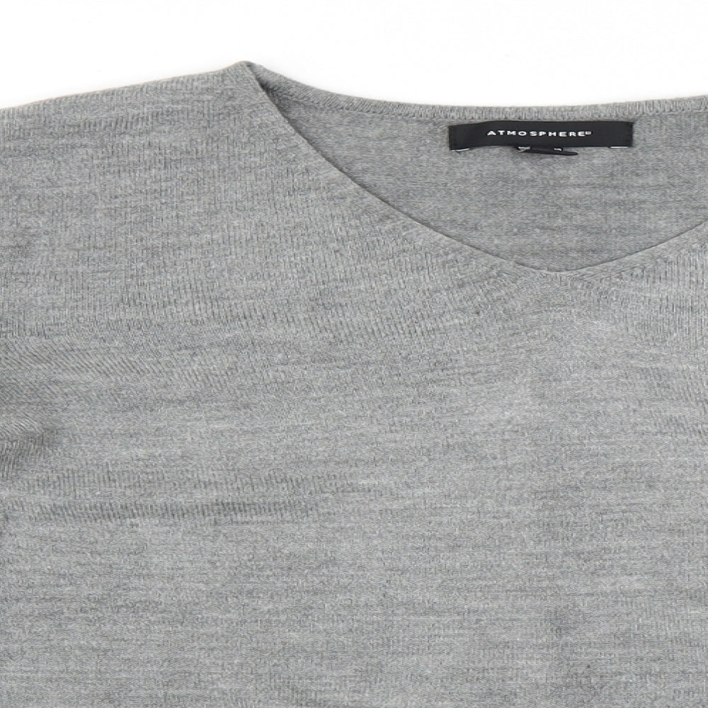Atmosphere Womens Grey   Pullover Sweatshirt Size 10