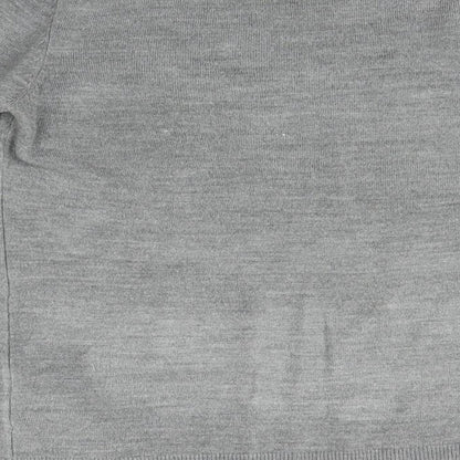 Brand and care label for Atmosphere women’s grey pullover sweatshirt, size UK 10