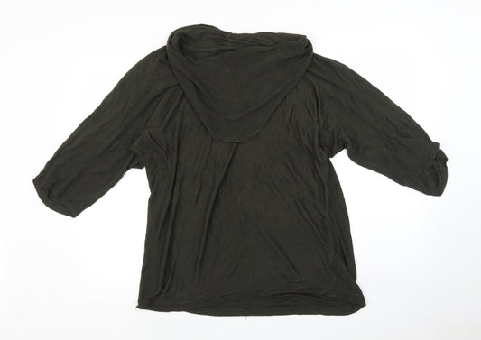 Kenneth Coce Womens Green   Basic T-Shirt Size L
