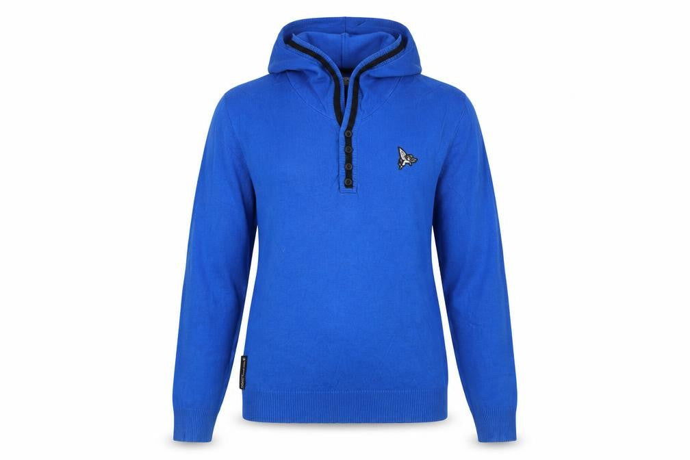 Henleys Womens Blue   Pullover Hoodie Size 4