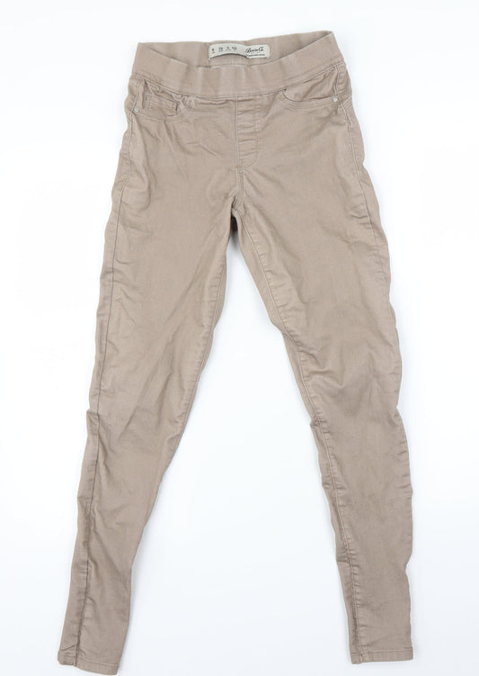 Atmosphere Womens Beige   Trousers  Size 8 L26 in