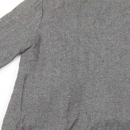 Brand and care label for Silence & Noise women’s grey jacket blazer, size XS