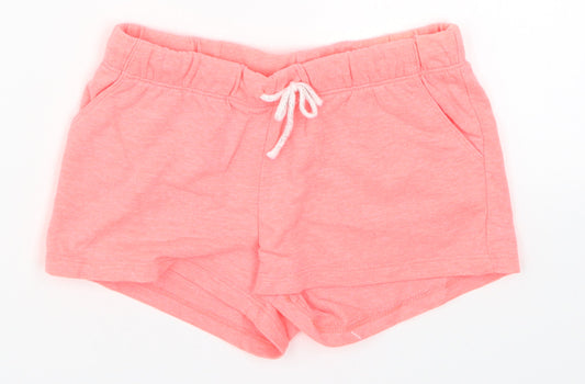 H&M Girls Pink   Sweat Shorts Size 6 Years