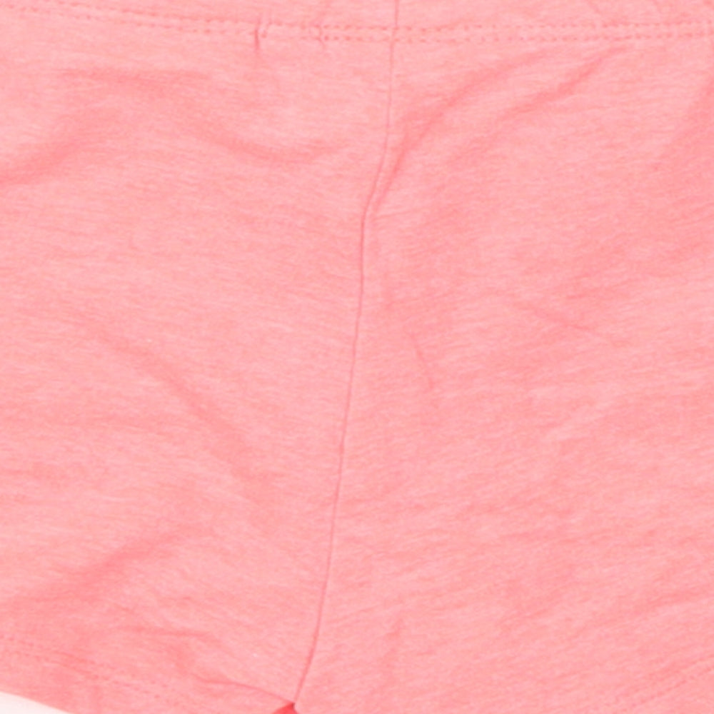 H&M Girls Pink   Sweat Shorts Size 6 Years